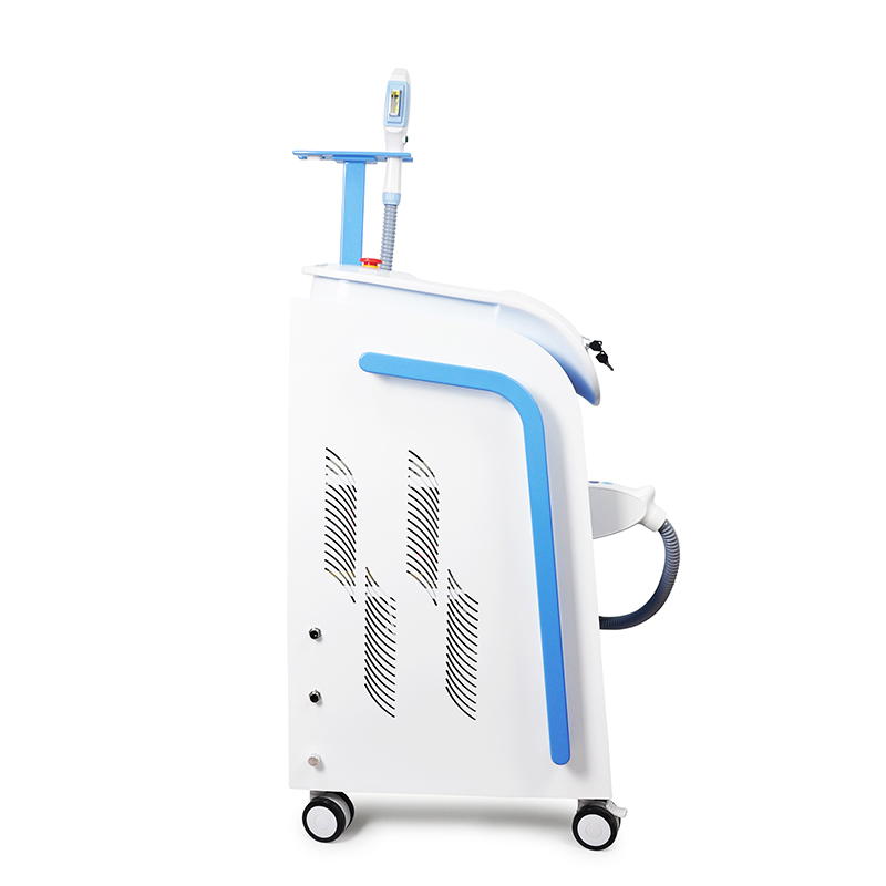 Dispositivo de Beleza Vertical, Dispositivo de Remoção de Cabelo a Laser Elétrico e Magnético Indolor, Dispositivo de Beleza para Remoção de Cabelo a Laser nas Cores Azul e Branco