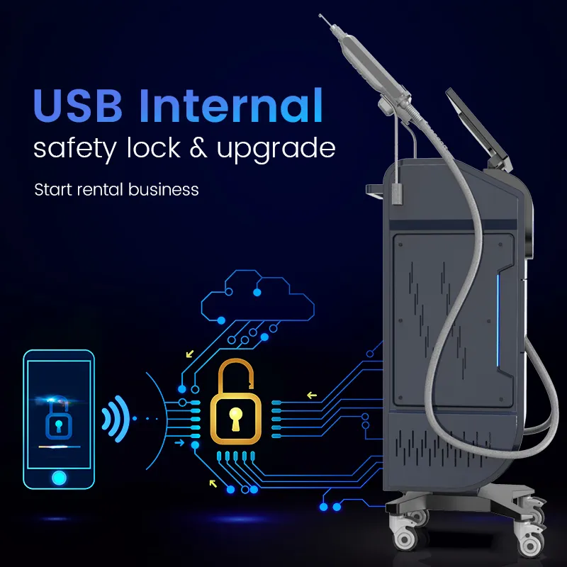 Melhor preço de laser ND YAG máquina profissional de remoção de pelos e tatuagens picosegundo