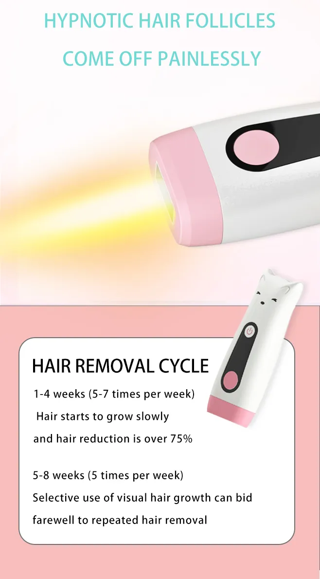 Melhor Dispositivo de Remoção de Cabelo Dispositivo de Limpeza Facial Remoção de Cabelo Indolor