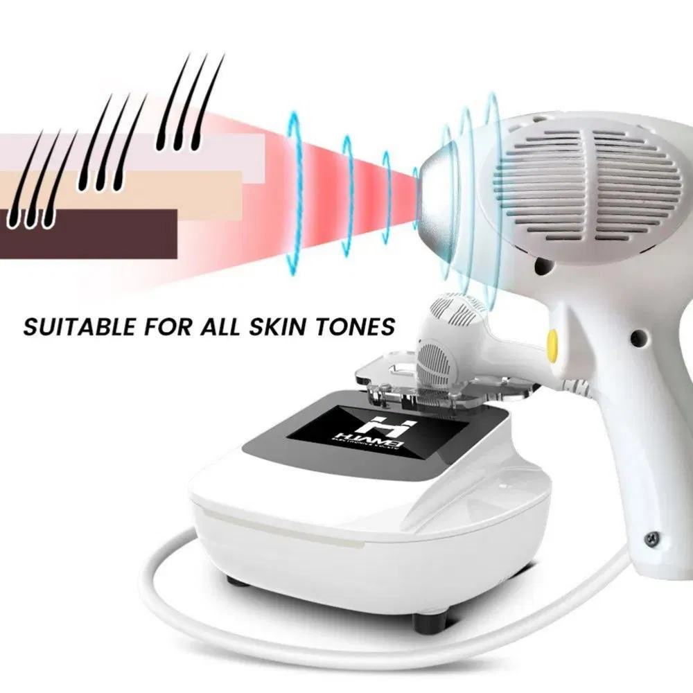 Máquina de Remoção de Cabelo a Laser Diode de Alta Potência Aprovada pelo CE TUV Dispositivo de Laser Frio Portátil para Alívio da Dor