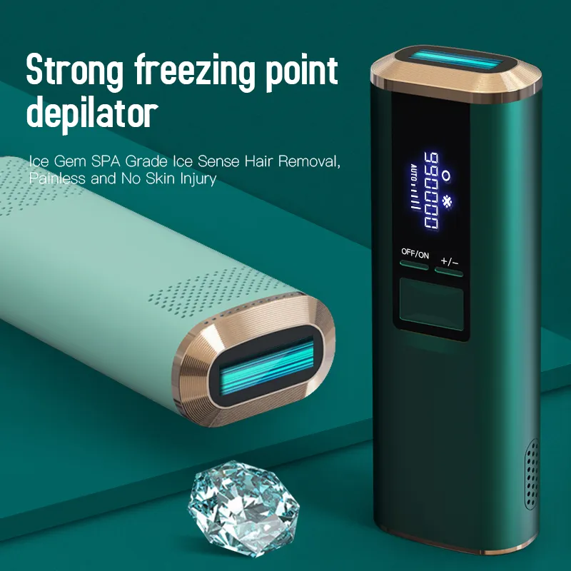 Removedor de pelos elétrico epilador, dispositivo de remoção de pelos a laser IPL mini de safira para uso doméstico SPA
