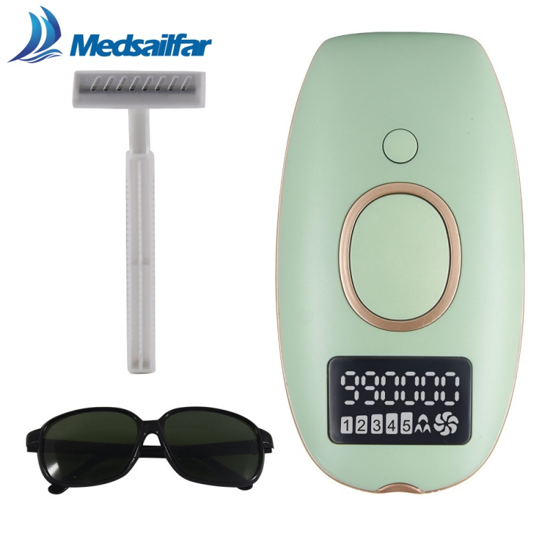 Dispositivo portátil de rejuvenescimento da pele e remoção permanente de pelos a laser IPL para uso doméstico