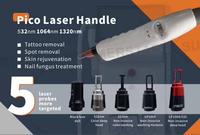 3-in-1 Máquina de Beleza a Laser IPL ND YAG para Remoção de Cabelo e Remoção de Tatuagem para Salão de Beleza