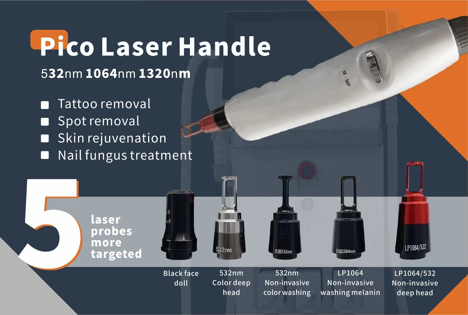 Máquina de Beleza a Laser IPL ND YAG 3-em-1
