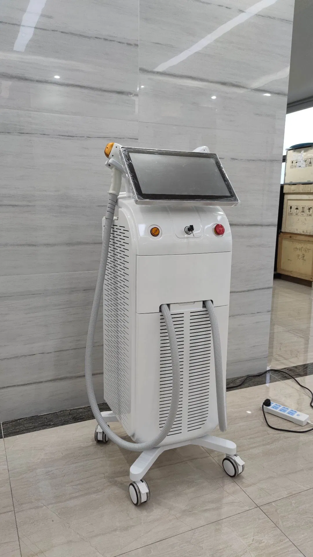 Máquina de Remoção de Cabelo a Laser Diode Cj 3 Comprimento de Onda 808 755 1064 Dispositivo de Depilação a Laser Diode para Salão de Beleza SPA