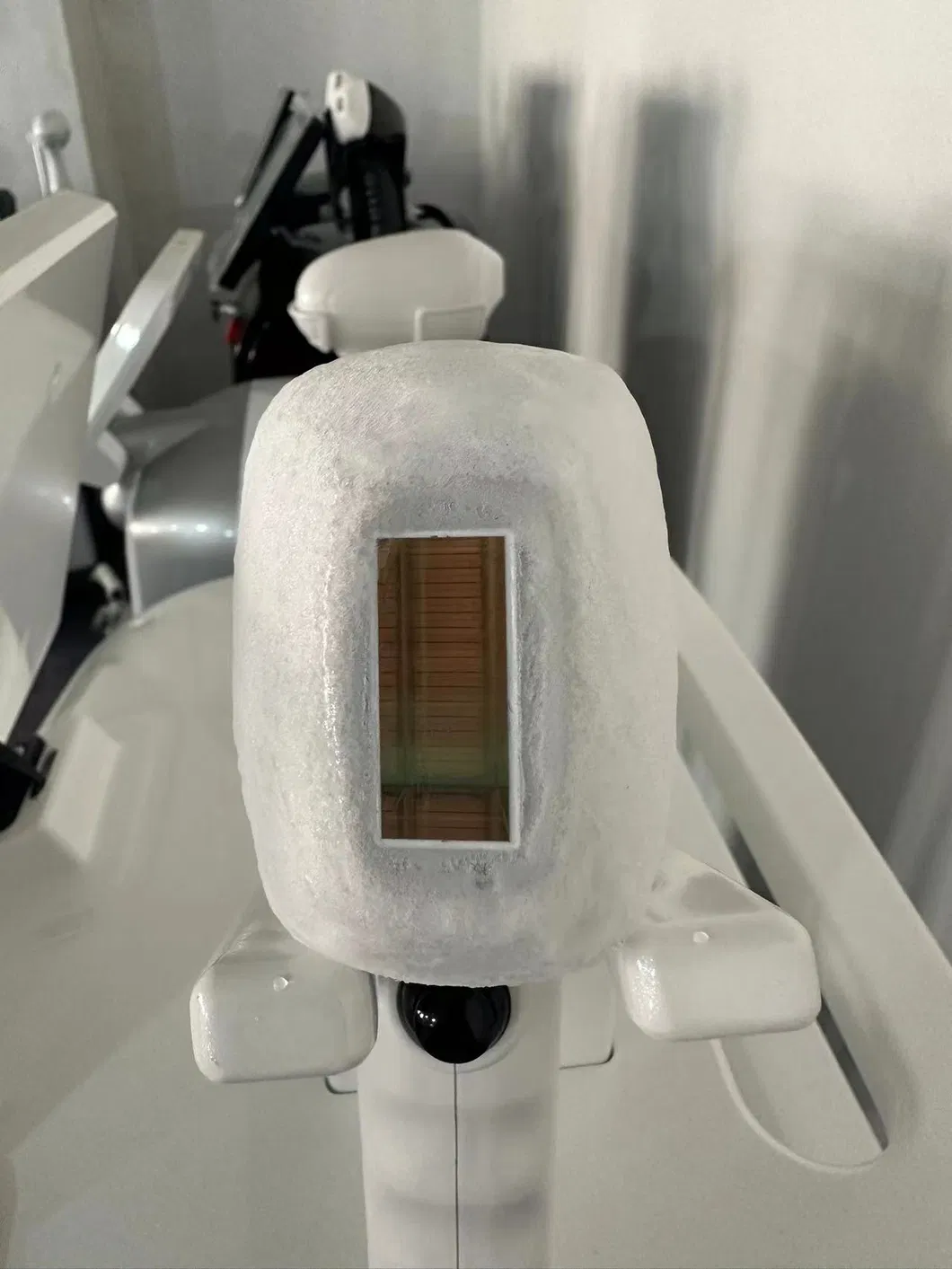 Foto detalhada da máquina