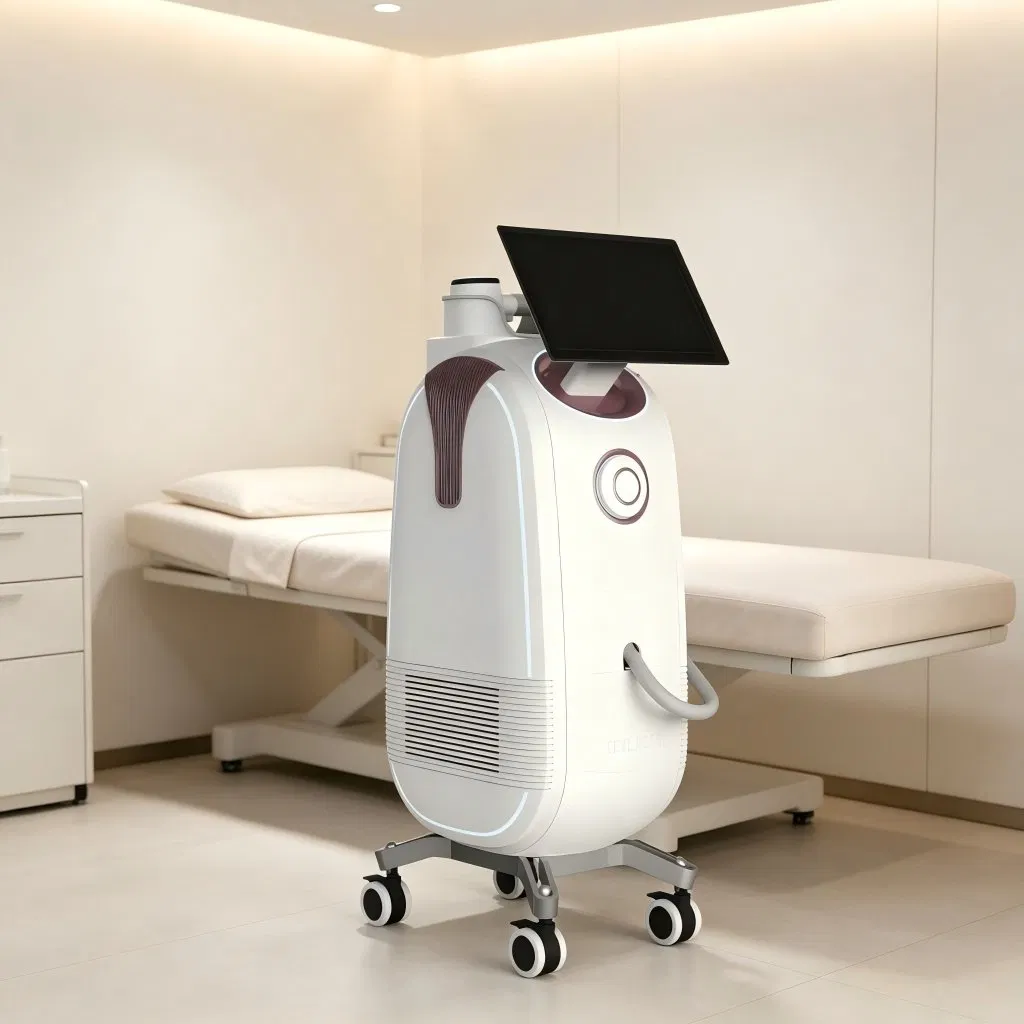 808nm Máquina de Depilação a Laser de Diodo com Resfriamento Inteligente e Indolor Dispositivo de Beleza