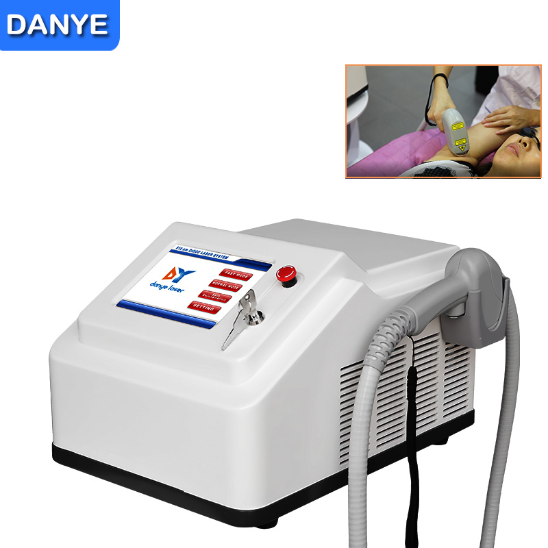 Dispositivo de Remoção de Cabelo a Laser Ice Platinum Diode Depiladora Portátil Permanente 808