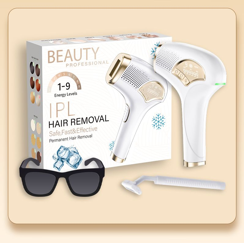 Dispositivo de Remoção de Pelo IPL com Sensor Inteligente, Energia Ajustável, Uso em Todo o Corpo, Profissional OEM ODM