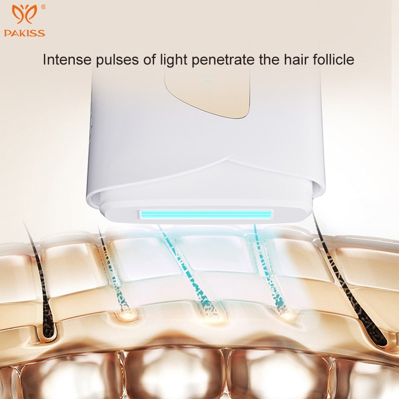 Dispositivo de Rejuvenescimento de Pele a Laser Indolor e Remoção de Pelos, Epilador Eletrônico IPL para Uso Doméstico