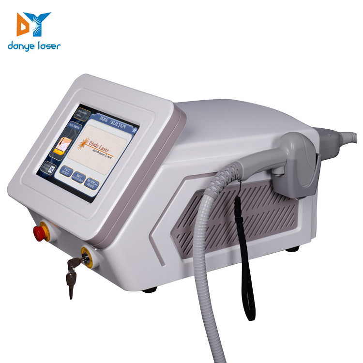 Dispositivo de Remoção de Cabelo a Laser Portátil da Alemanha para Hospitais Médicos 600W Tripla Onda 755 808 1064
