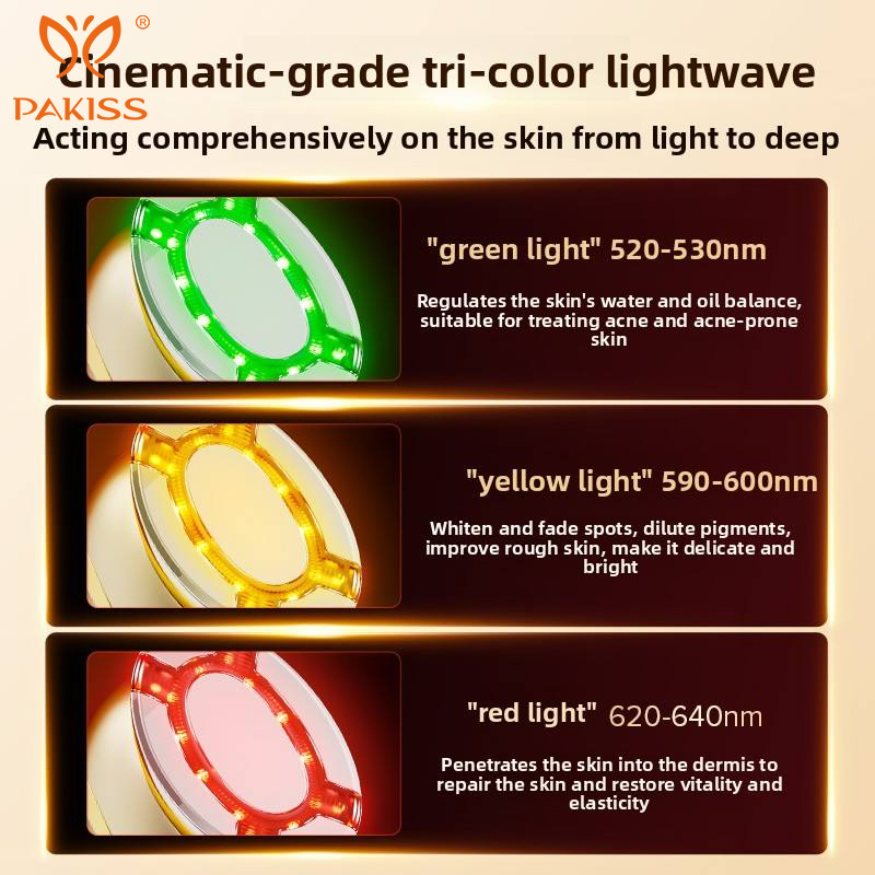 Instrumento de Beleza Anti-Envelhecimento com Tripla Energia, Dispositivo de Levantamento e Luz LED Personalizável para Pele Flácida