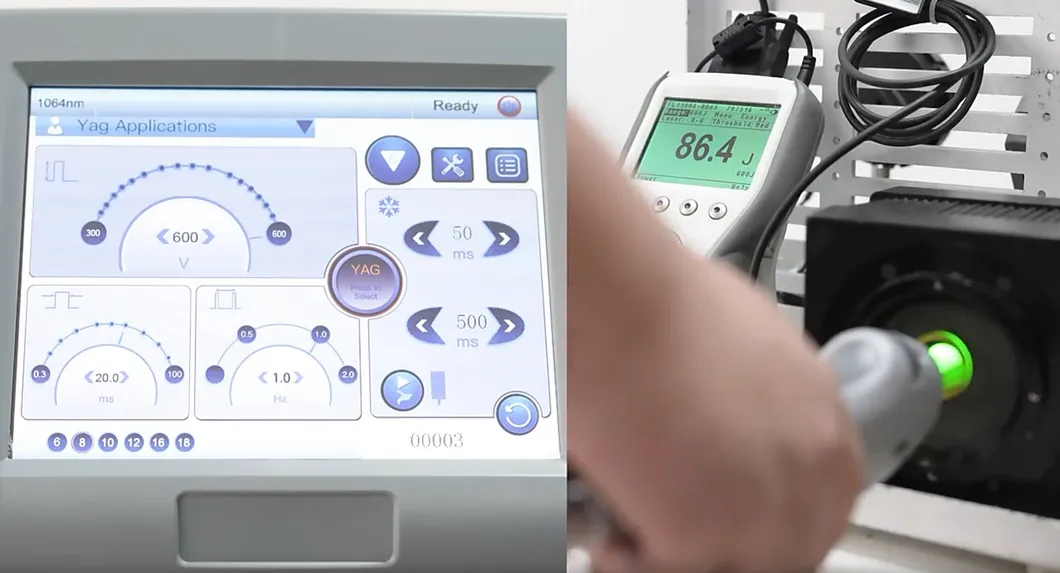 Remoção de pelos a laser com dispositivo de laser de pele de longa pulsação ND YAG Alexandrite 755 Nm