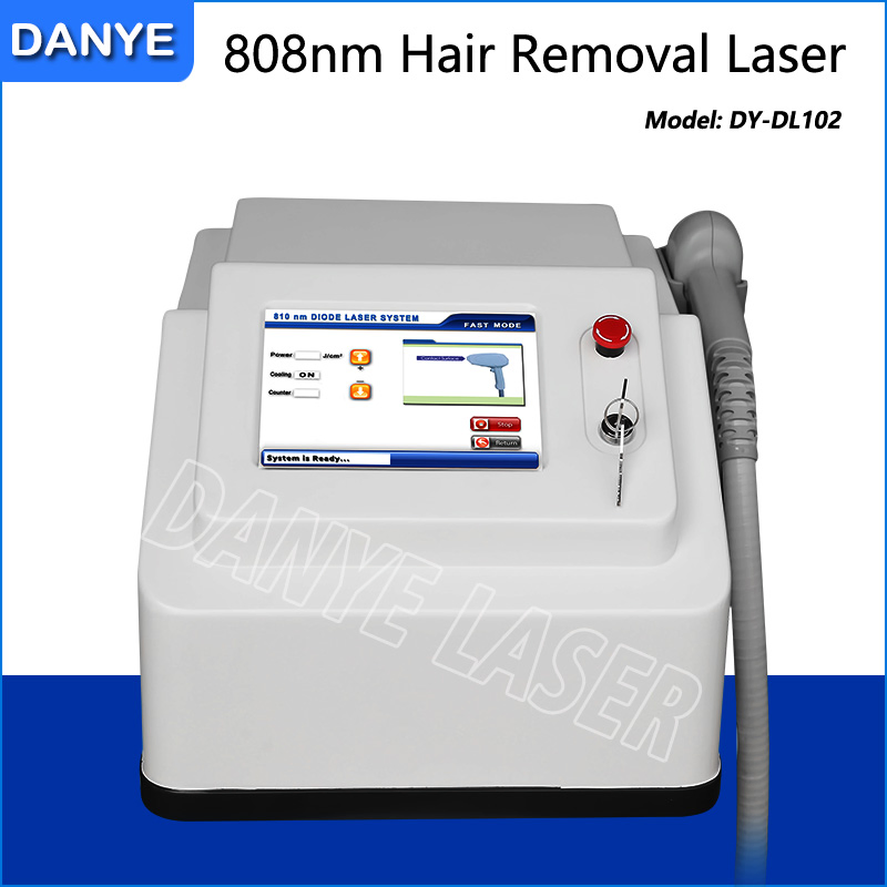 Dispositivo de Remoção de Cabelo a Laser Ice Platinum Diode Depiladora Portátil Permanente 808