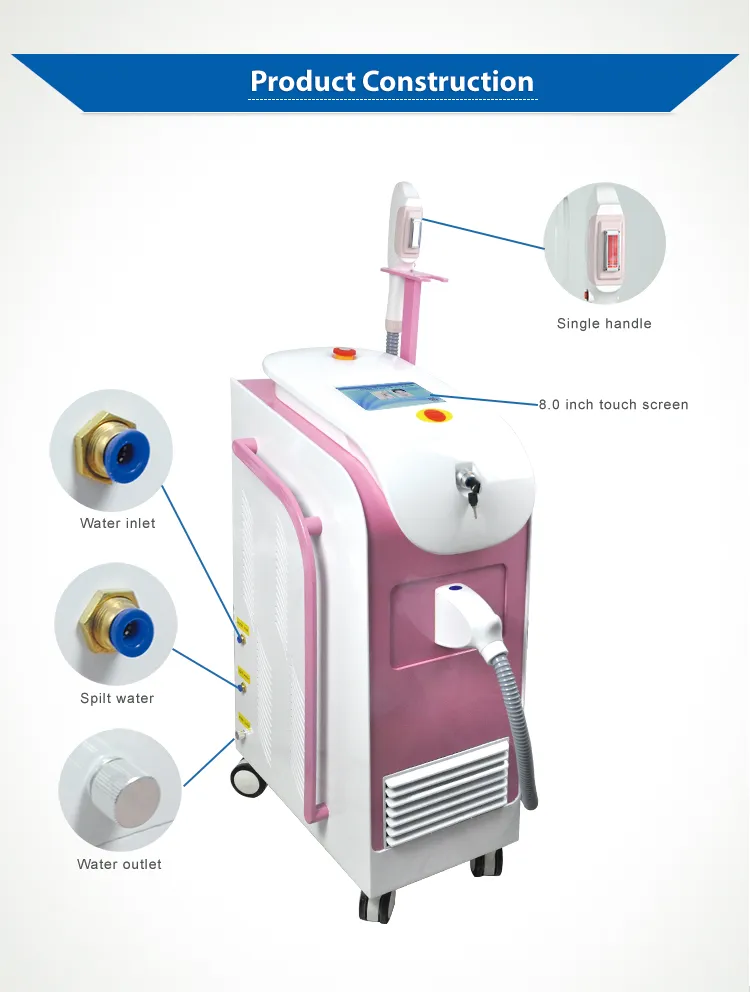 Equipamento de Beleza IPL Opt Rápida Remoção de Cabelo IPL com IPL Elight SPA/Salao