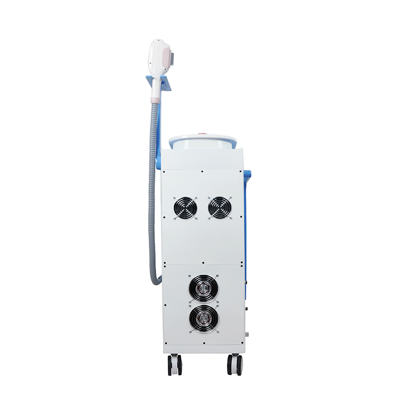 Dispositivo de Beleza Vertical, Dispositivo de Remoção de Cabelo a Laser Elétrico e Magnético Indolor, Dispositivo de Beleza para Remoção de Cabelo a Laser nas Cores Azul e Branco