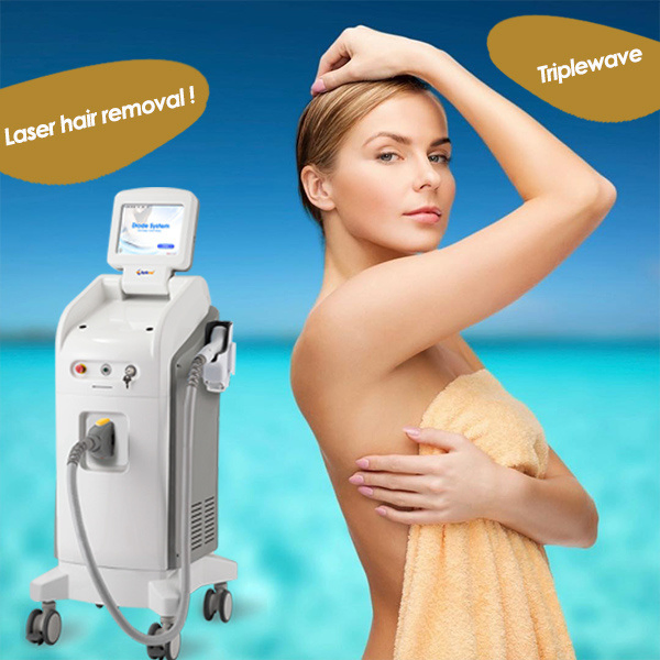 Remoção de Cabelo 808nm Equipamento de Beleza a Laser de Diodo para Rejuvenescimento da Pele