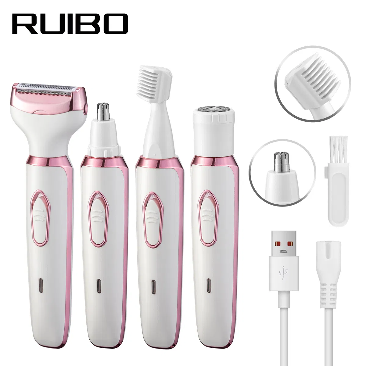 Aparador Elétrico Feminino para Cuidados Íntimos, Tudo-em-Um para Mulheres, Pelos de Axila