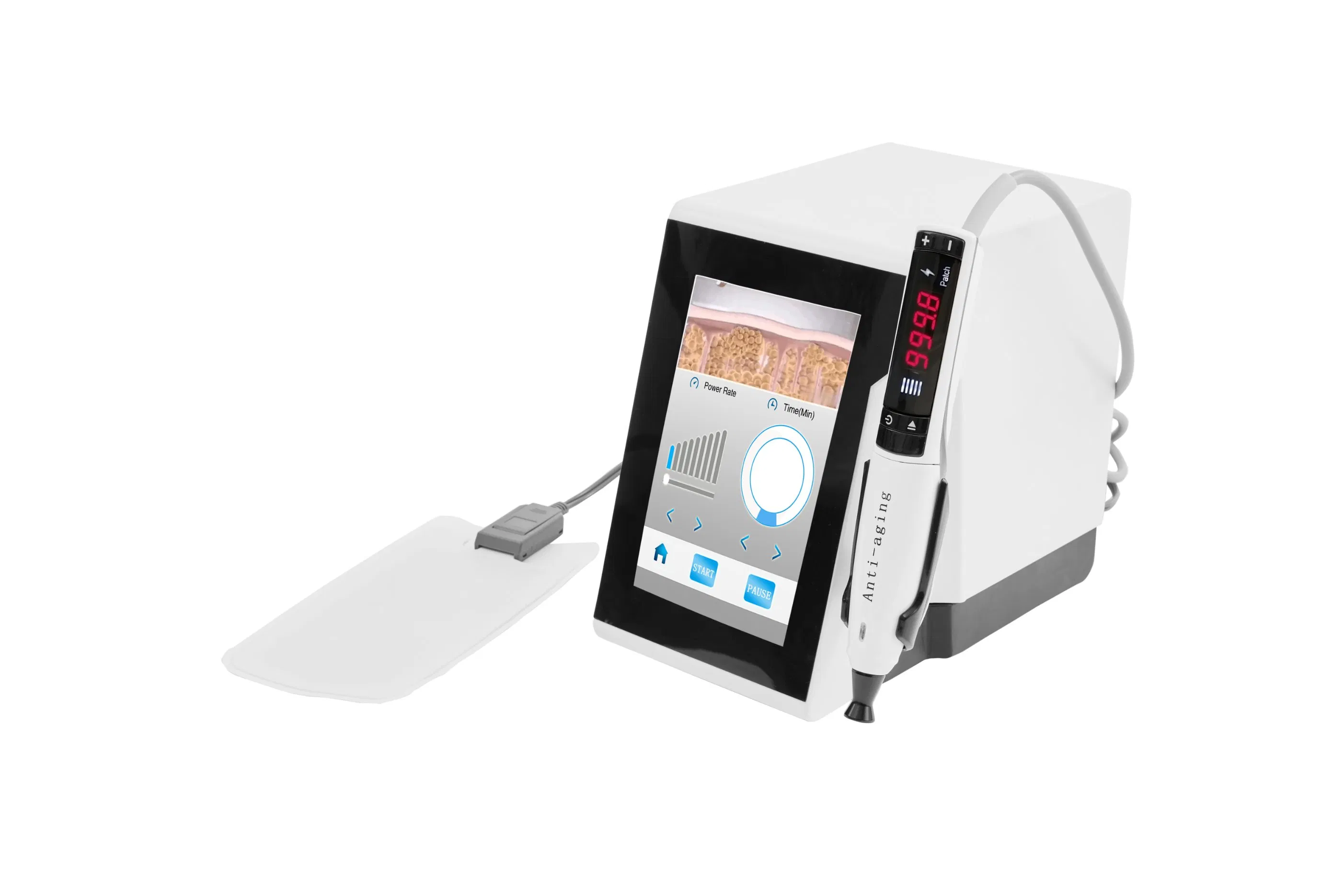 Dispositivo de remoção de rugas com tecnologia RF para massagem ocular, uso em salão portátil, antienvelhecimento