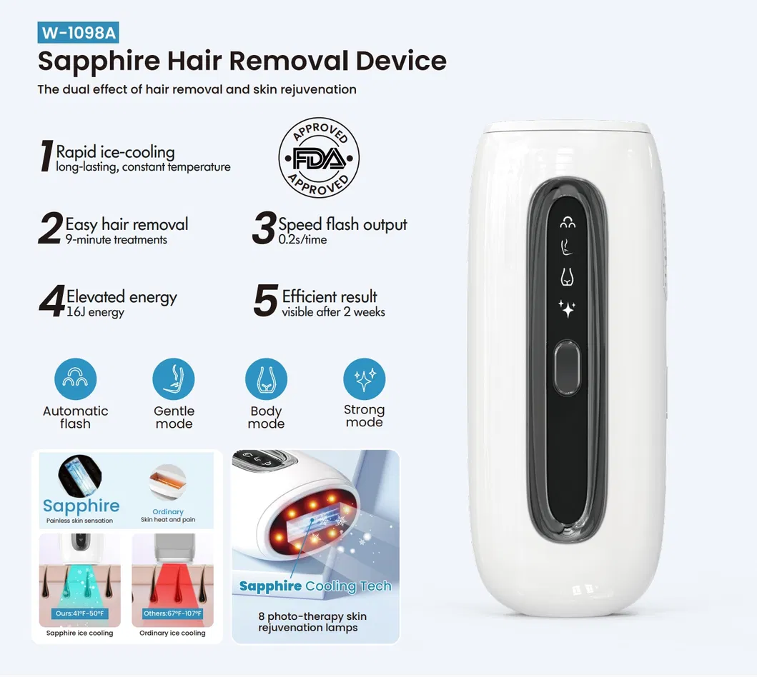 Epilador de cabelo para remoção de pelos da perna e biquíni