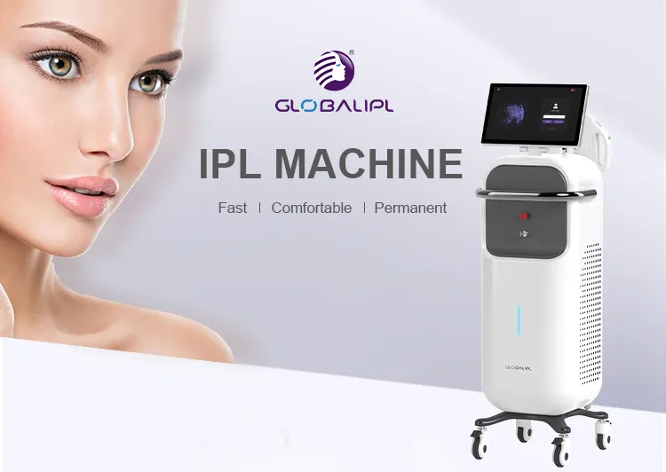 Dispositivo de Beleza para Remoção Permanente de Pelos, Correção de Pigmento, Clareamento Facial e Rejuvenescimento da Pele com Luz Pulsada Intensa