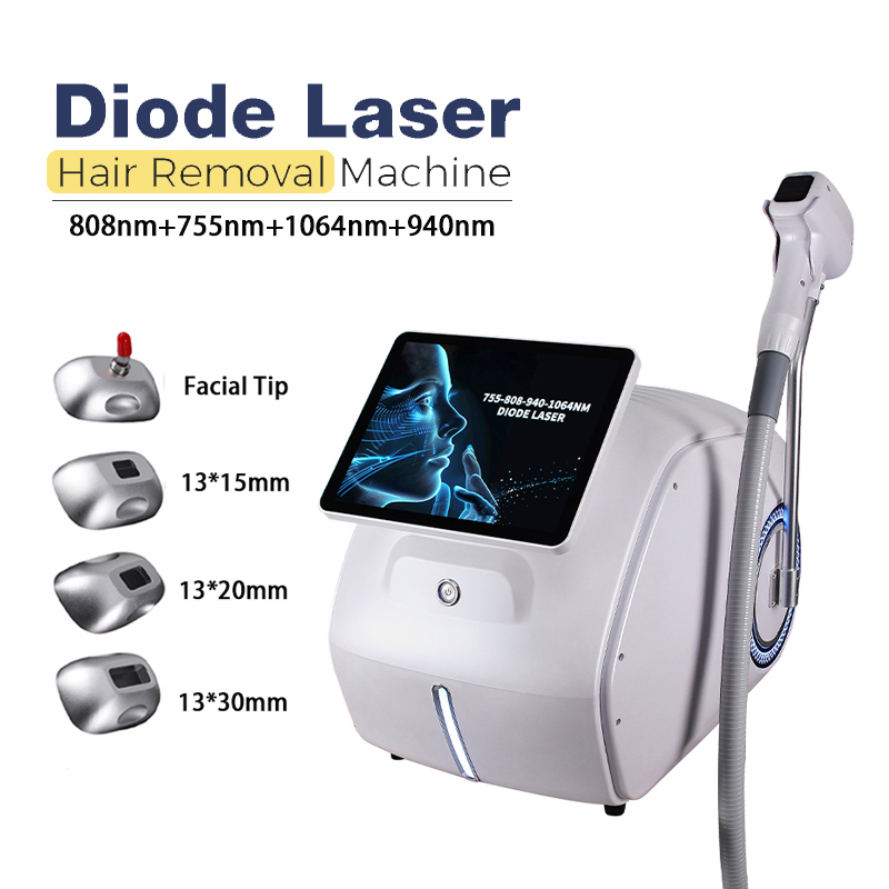 Máquina de Remoção de Pelo Corporal a Laser Diode de Boa Eficácia Profissional com Preço de Fábrica Popular 808 4