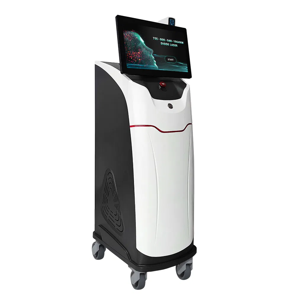 Último 3 Equipamento de Salão de Beleza para Remoção de Pelo a Laser de Diodo de Comprimento de Onda