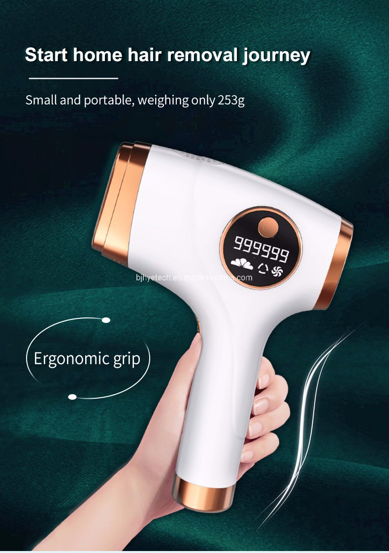 Epilador elétrico aprovado pela CE para mulheres, uso doméstico, removedor de pelos faciais, indolor, remoção de pelos permanente IPL