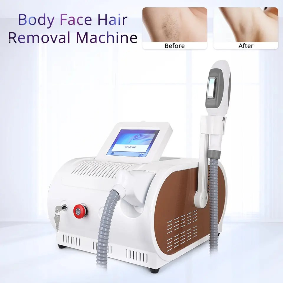 3 Dispositivo de Remoção de Cabelo a Laser de Pulso Longo com Frete Grátis e Remoção de Cabelo Permanente e Indolor