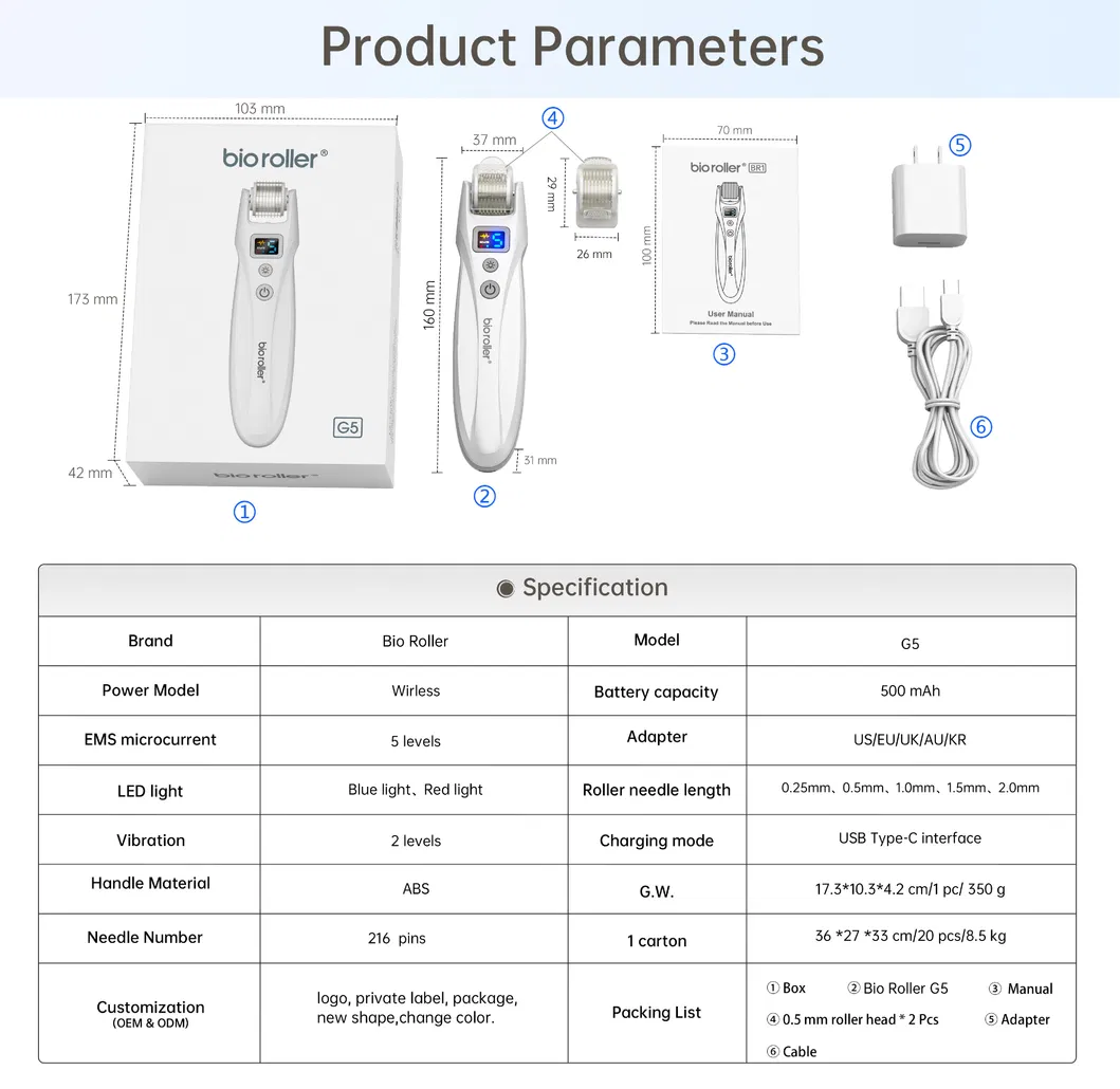Dispositivo de Microneedling Facial para Tratamento de Crescimento Capilar Aprimorado