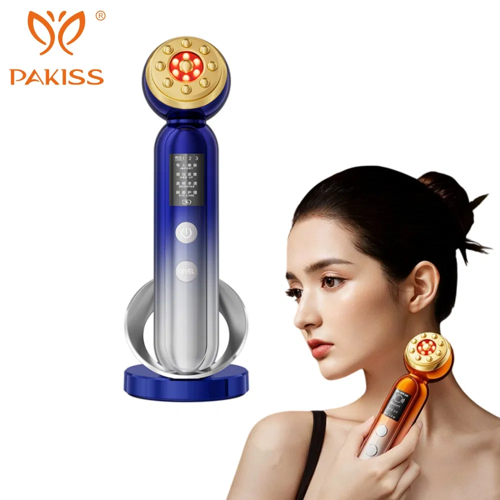 Dispositivo de Lifting Facial Pakiss 3-in-1 com Terapia de Luz LED + EMS + RF