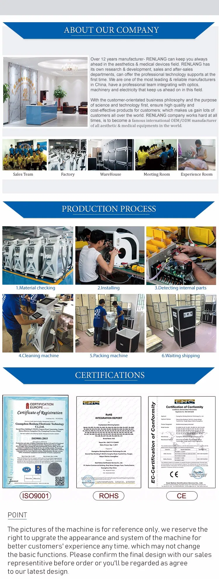 Equipamento de Remoção de Cabelo Super com 3 Filtros 480nm&530nm&640nm