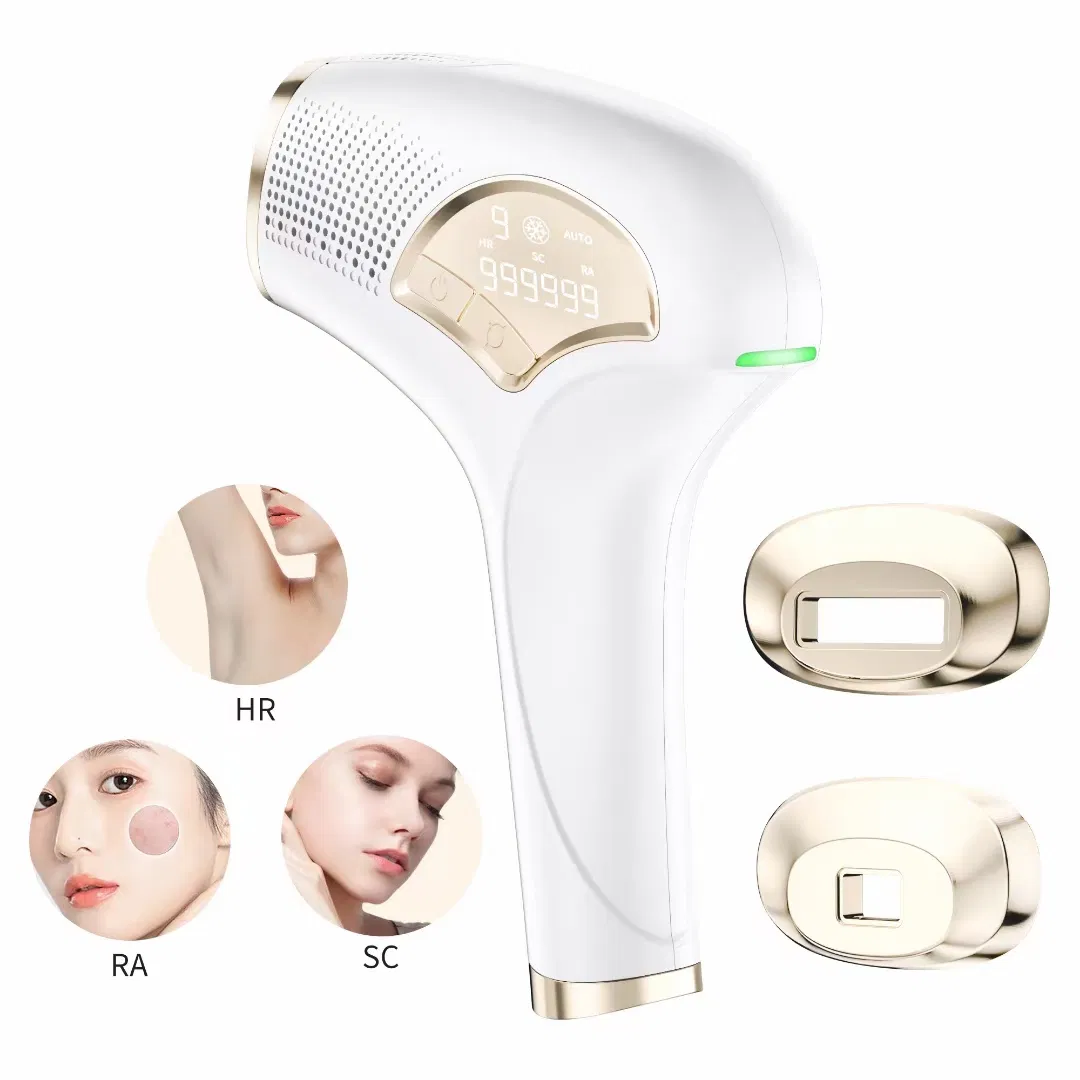 Máquina de Beleza Portátil para Depilação Painless Multifuncional Dispositivo de Remoção de Cabelo a Laser IPL