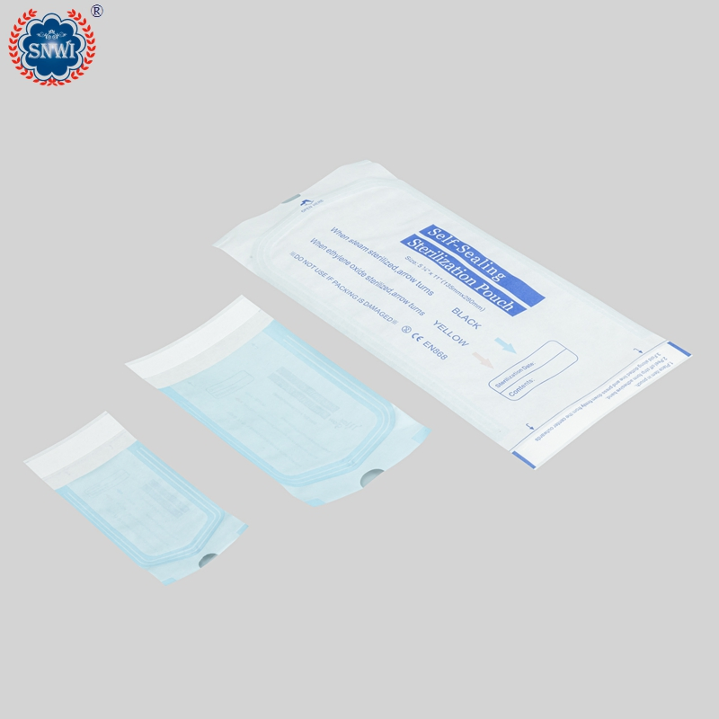 Certificado CE e ISO Saco de Esterilização Dental Transparente Auto Selante