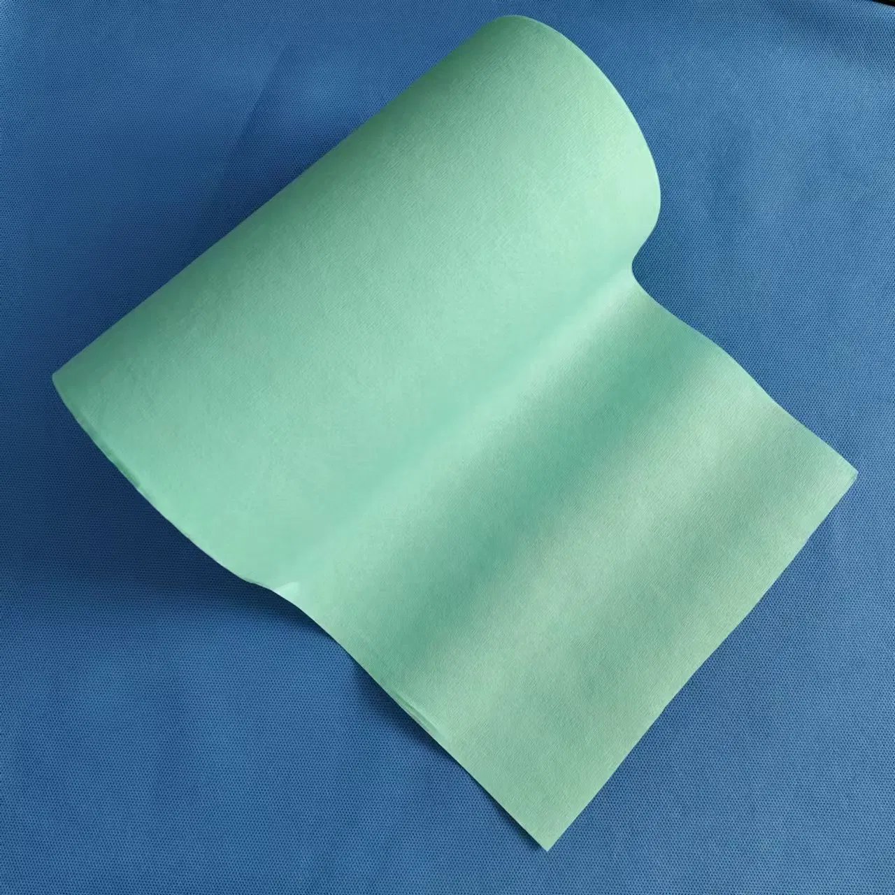 Papéis Médicos Cirúrgicos Papel Crepe Médico Rolo de Papel Crepe Médico Papel de Envoltório Crepe Médico