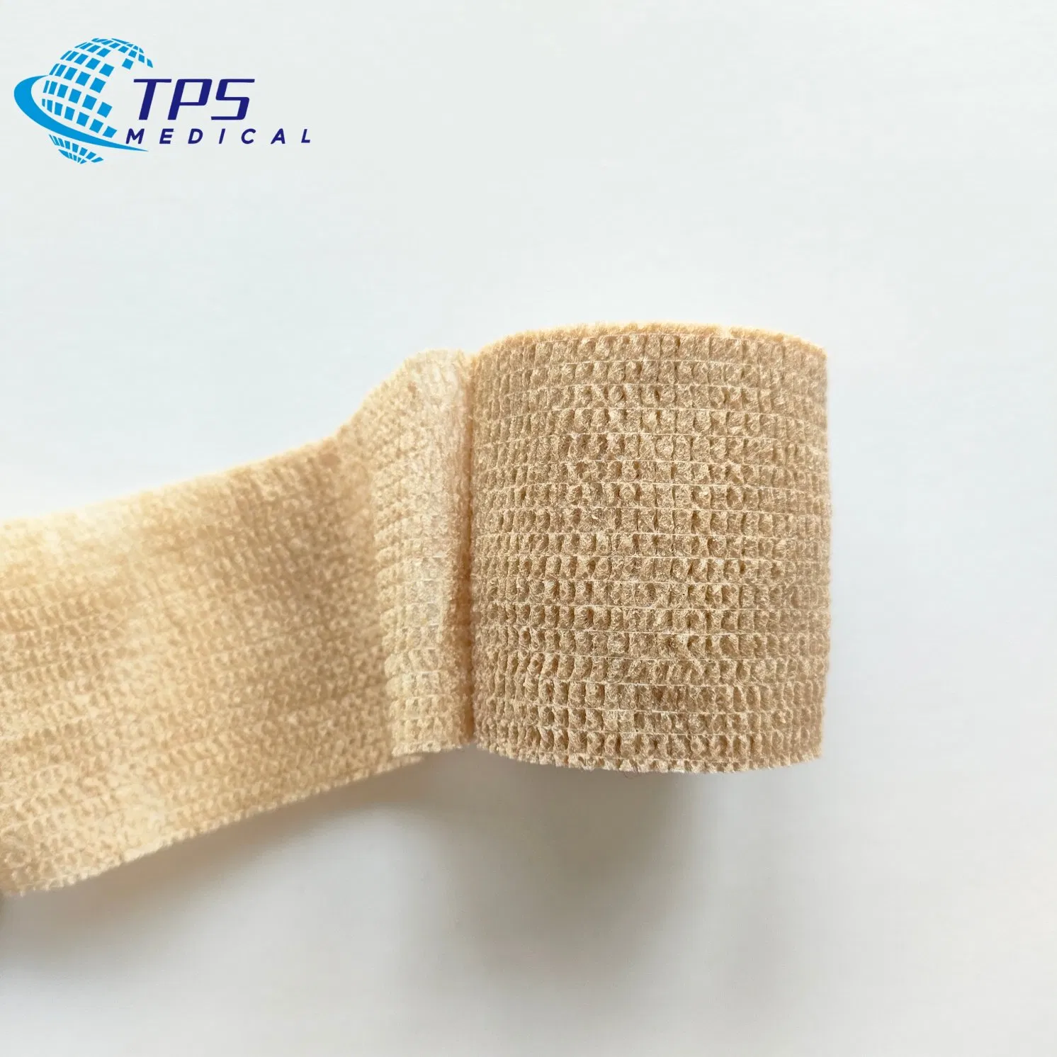 Bandagem Cohesiva Não Woven Auto-Adesiva TPS 25mm X 4.5m Fita Vet de Fácil Rasgo