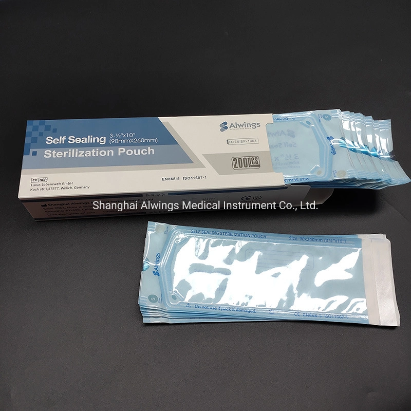 Sacos de Esterilização Auto Selantes Awlings para Esterilização de Ferramentas Dentais