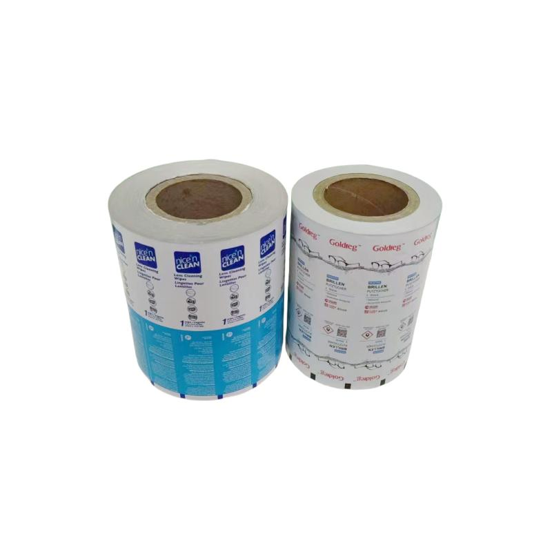 Embalagem de lenços umedecidos de papel laminado de alumínio fabricados na China