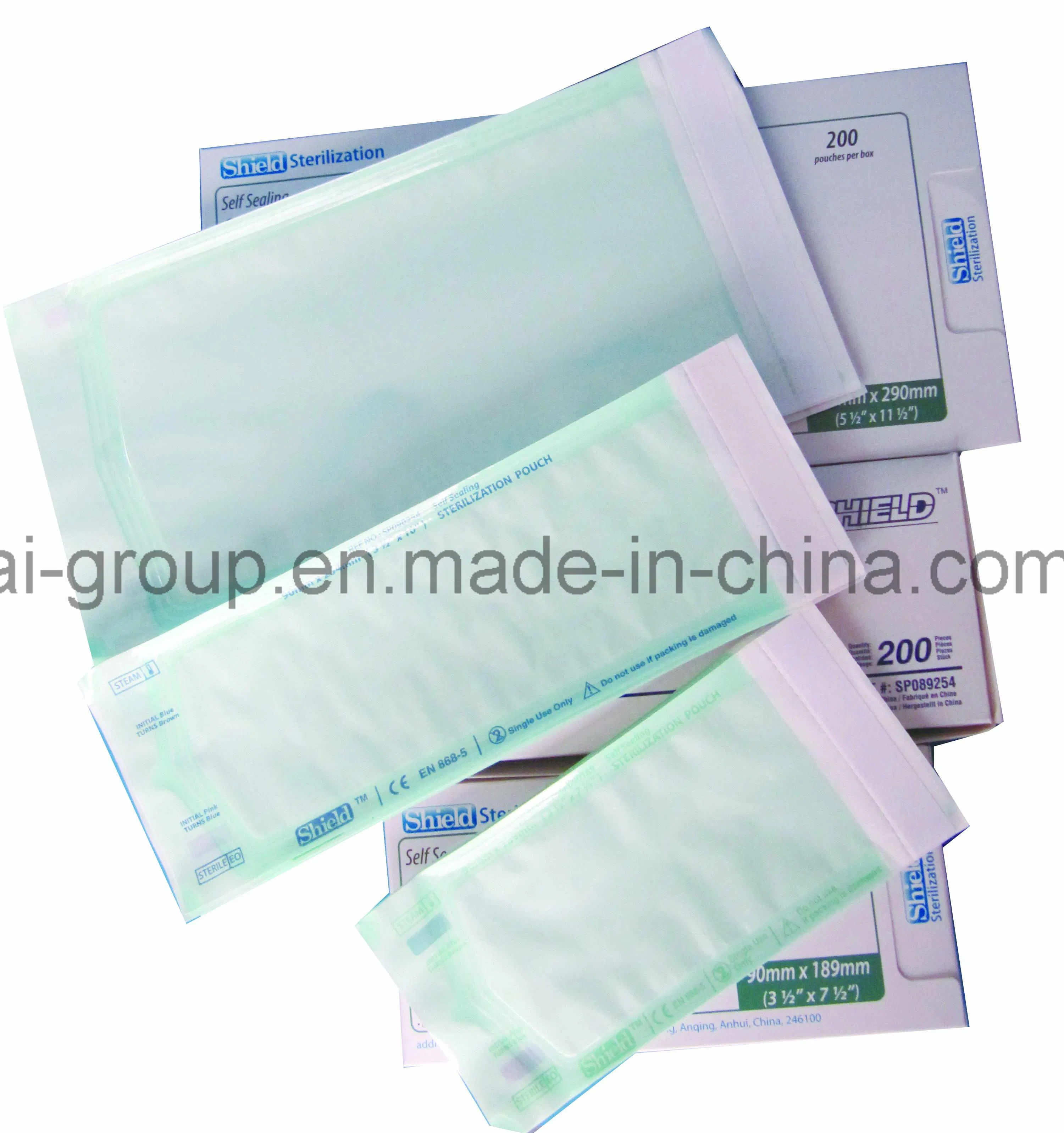 Sacos de Esterilização para Uso Médico Descartáveis (90X260mm)