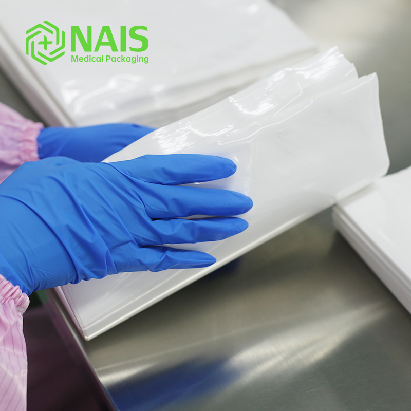 Saco de Esterilização de Tamanho Personalizado Fornecimento Médico Eo Embalagem Médica Tyvek