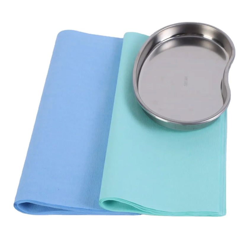 Material de Embalagem Médica por Atacado 45g 50g 60g Papel Crepe de Esterilização