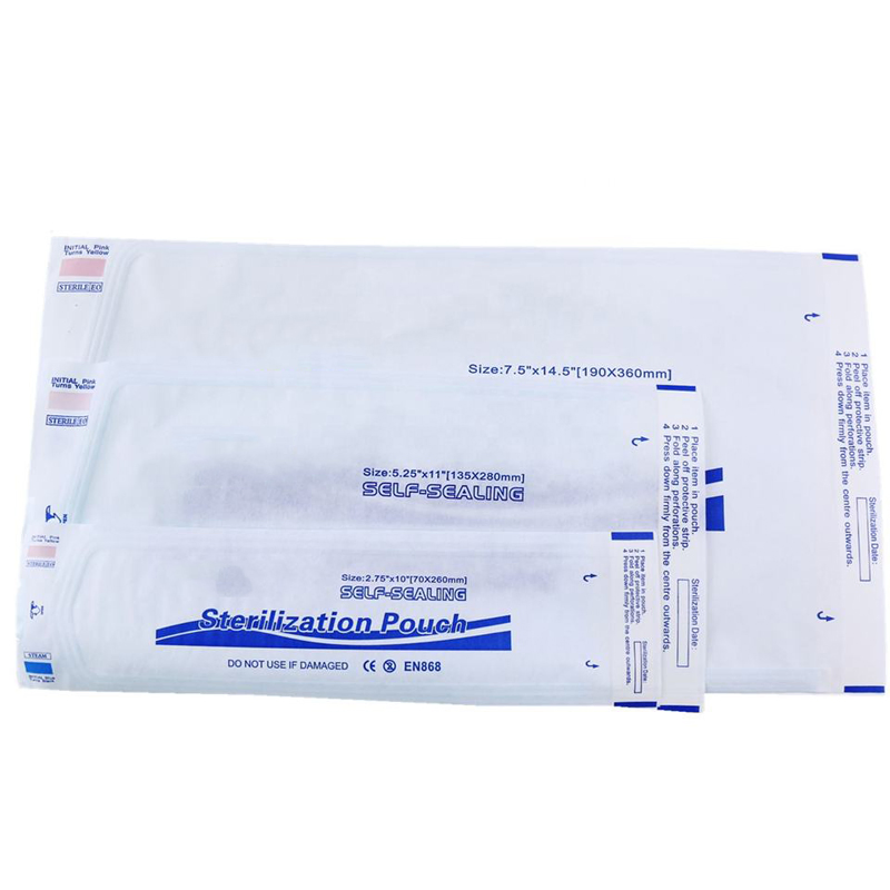 Sacos de Esterilização Descartáveis de Grau Médico para Uso em Autoclave