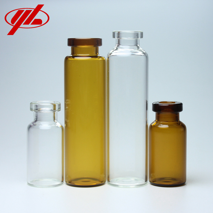 2r 6r 10r 20r 30r Frasco de Vidro Borosilicato Neutro Tipo I Pré-Lavado Pré-Esterilizado