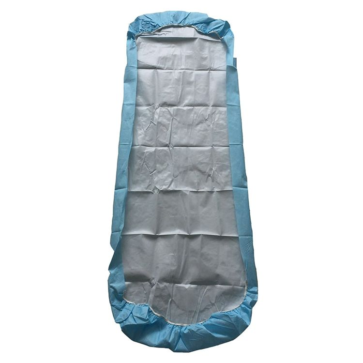 Folha Ajustável Anti Líquido Descartável SMS para Hospital Cama de Maca de Gurney