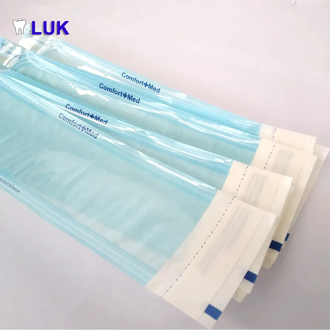 Venda Quente Saco de Esterilização Dental Descartável Auto Selante 70X230mm