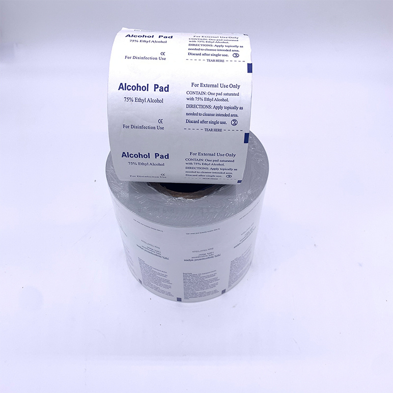 Fornecimento em massa de embalagem estéril da China, grau médico, barreira anti-vazamento, papel alumínio em colmeia / swab de iodo / lenços umedecidos / removedor de esmalte / embalagem / papel de embalagem