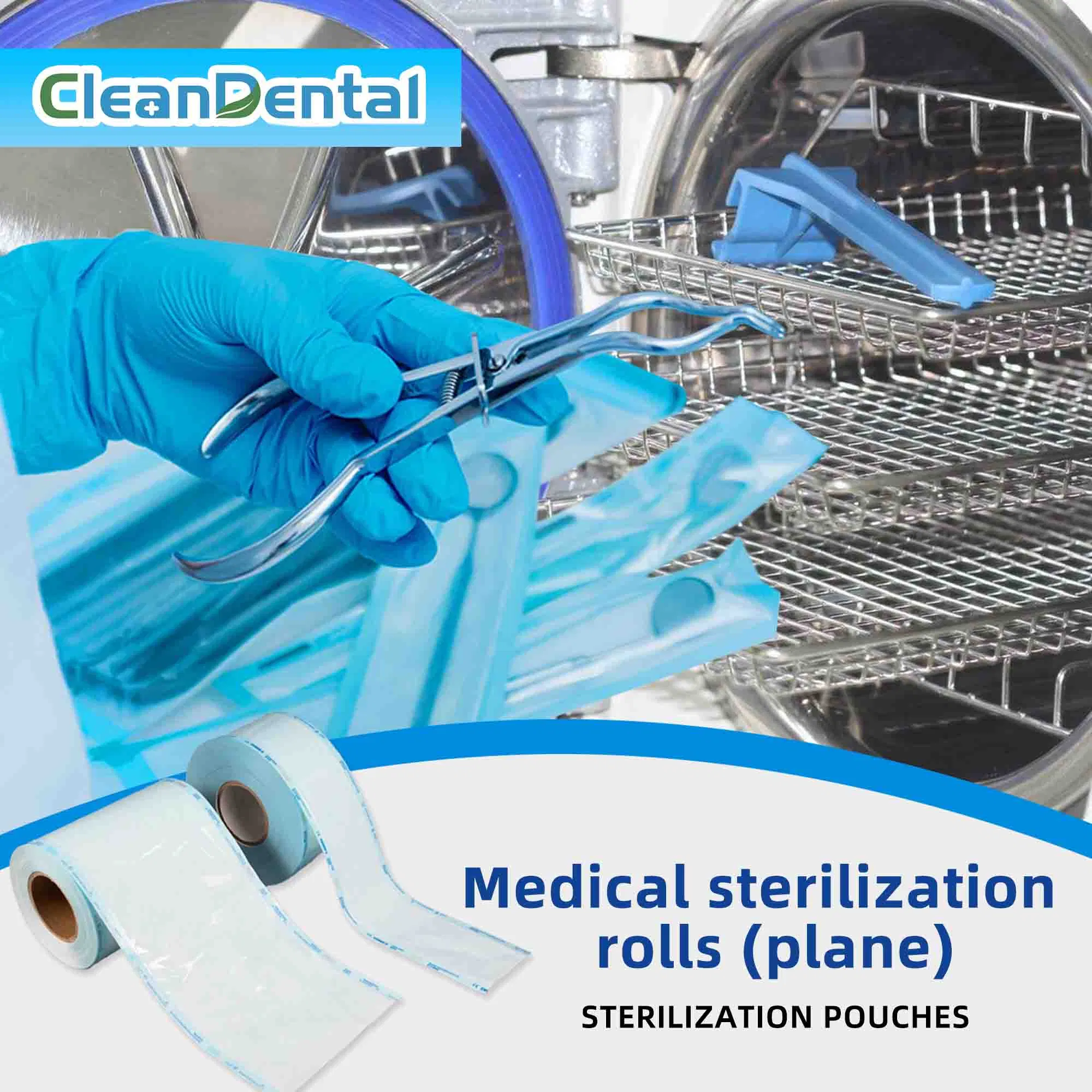 510K Saco de Esterilização Aut selante Certificado Embalagem Dental Médica