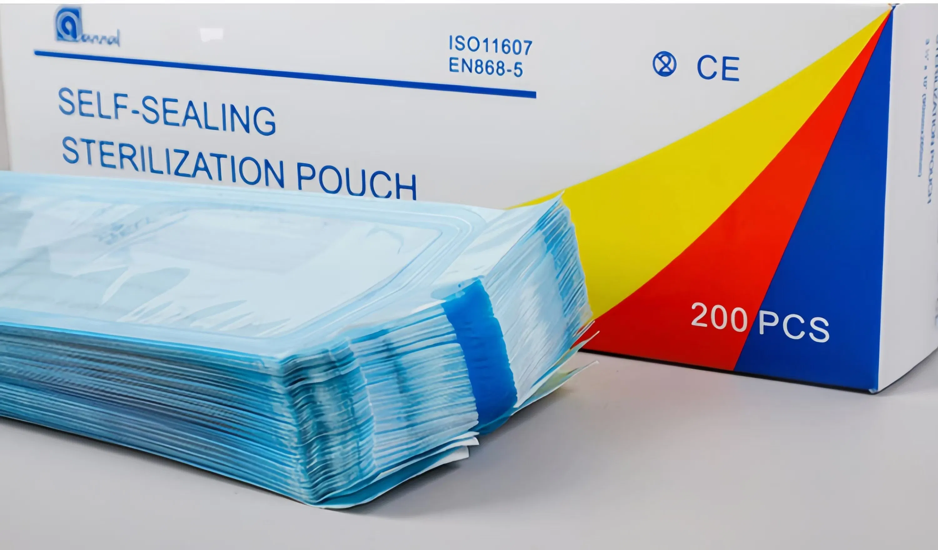 Pouch de Esterilização Plana Auto Selante de Alta Qualidade para Uso Médico