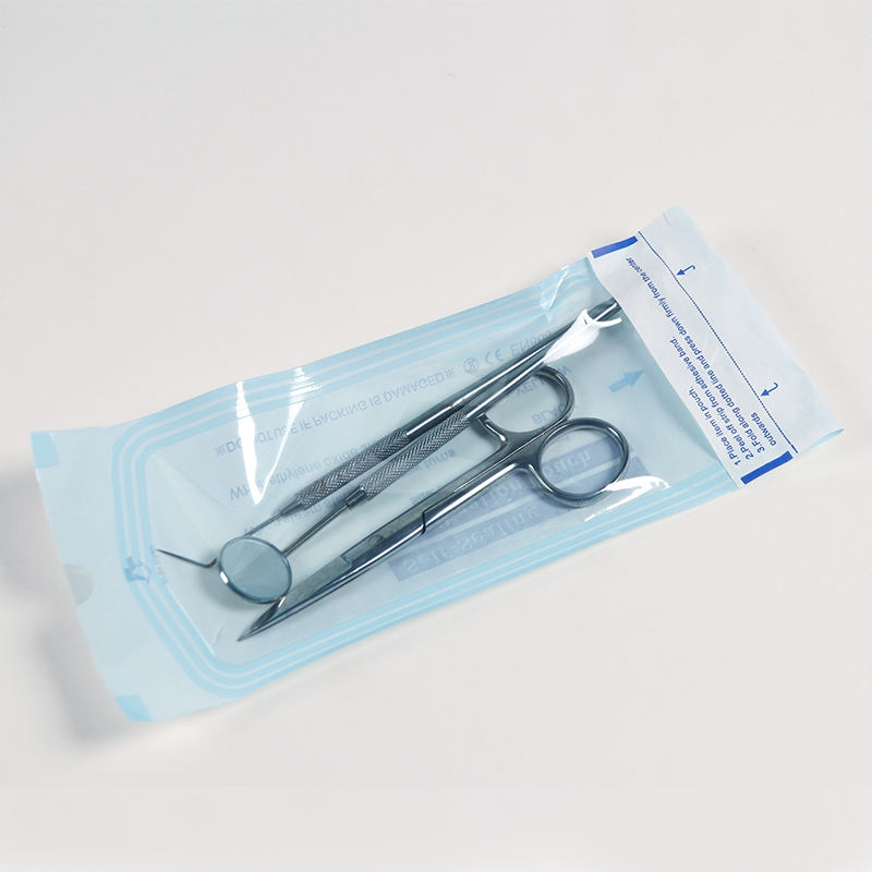 Saco de Esterilização Autoclavável Dental Descartável em Papel+Filme de PE com Selagem Automática (YQD11-3)