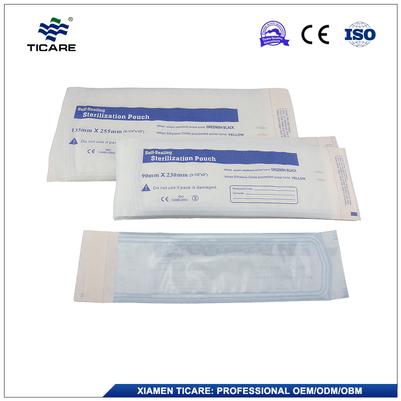 Hospital Médico 3.5X9 Saco de Esterilização Auto Selante Falt